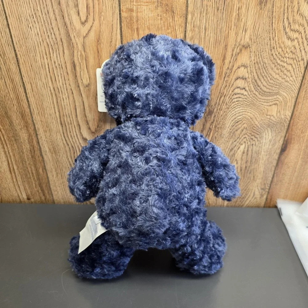 Build-A-Bear Workshop Night Sky Bear Plush Stuffed Animal Toy Medium Blue Silver